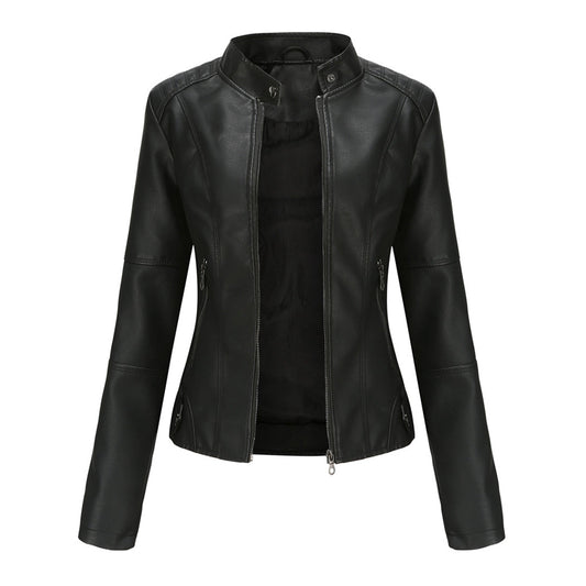 Milena™ - Elegante giacca di pelle