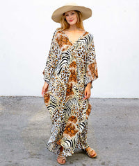 Marrone e beige