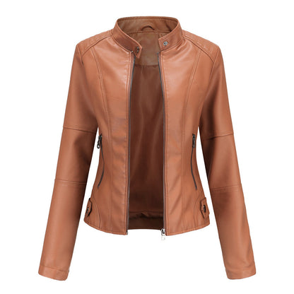Milena™ - Elegante giacca di pelle