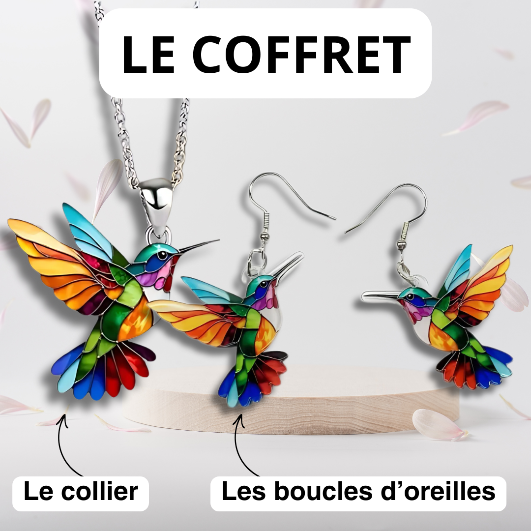Auréa™ - Collana Colibrì Eleganza