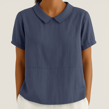 Camille™ | Camicetta fluida con colletto chic
