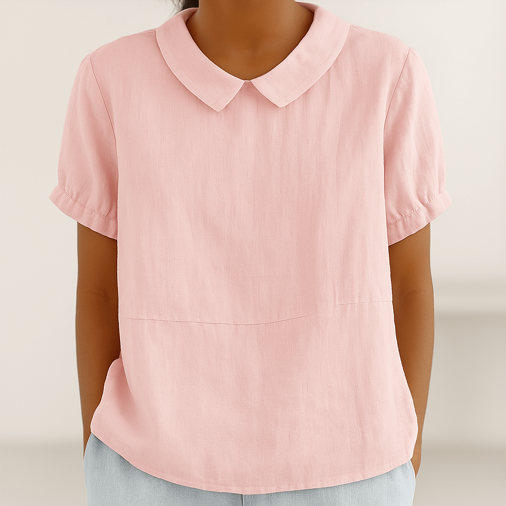 Camille™ | Camicetta fluida con colletto chic