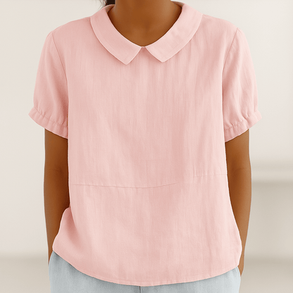 Camille™ | Camicetta fluida con colletto chic
