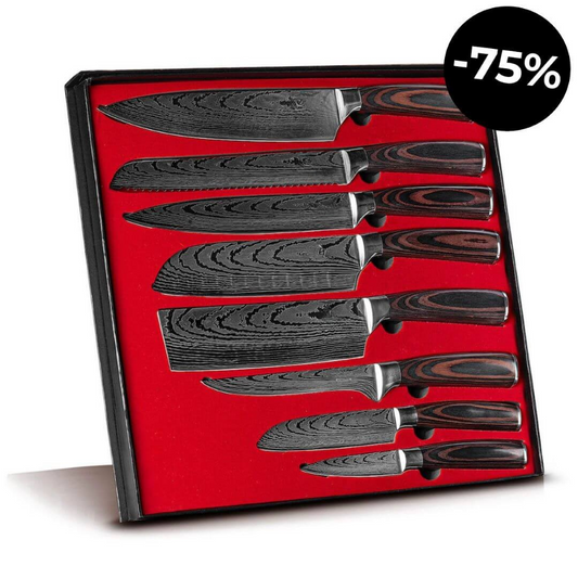 Asiatisches Messerset - 8 file