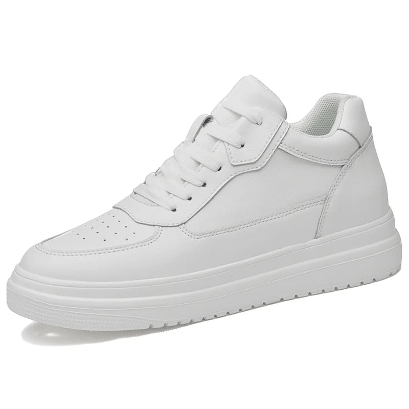 Sneaker comoda con tacco a forma di disco