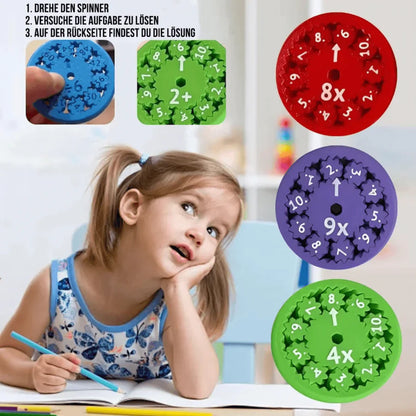 Rechenwirbel - Fidget Spinner Montessori per l'apprendimento interattivo