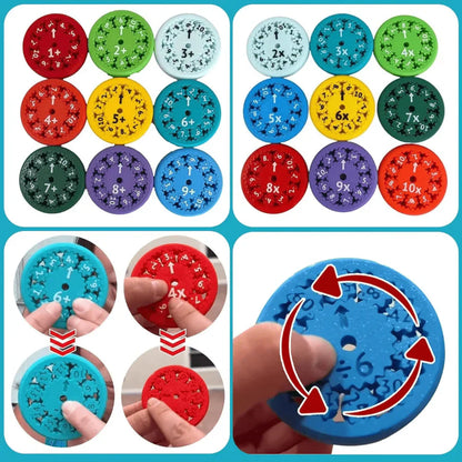 Rechenwirbel - Fidget Spinner Montessori per l'apprendimento interattivo