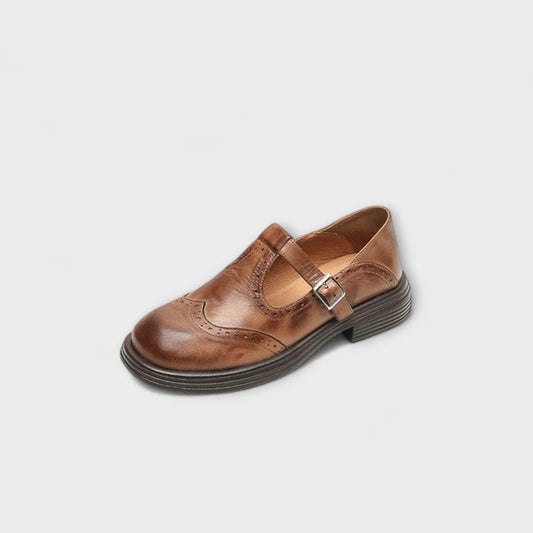 Scarpe da donna in lino con chiusura a farfalla