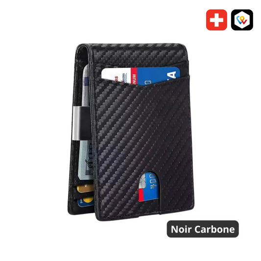 Portafoglio in pelle anti-RFID