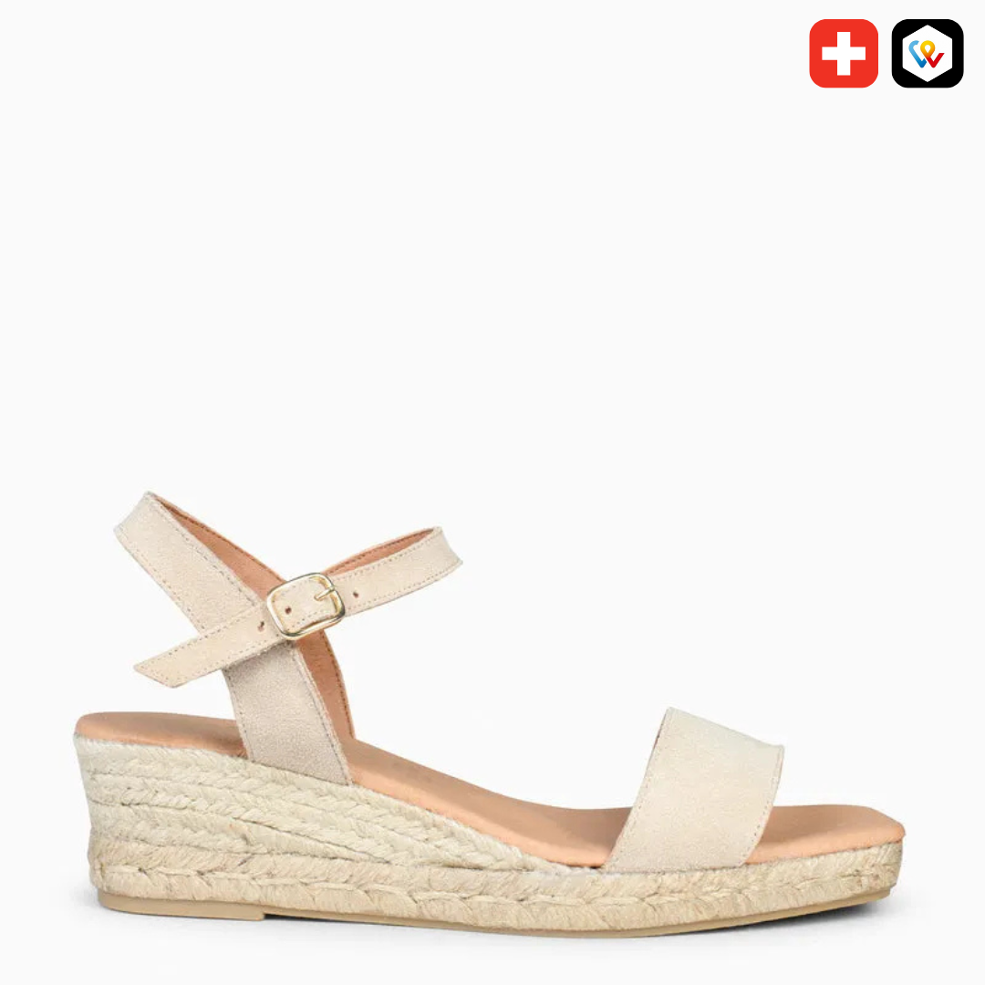 Sandali con zeppa da donna