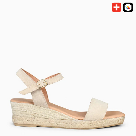 Sandali con zeppa da donna