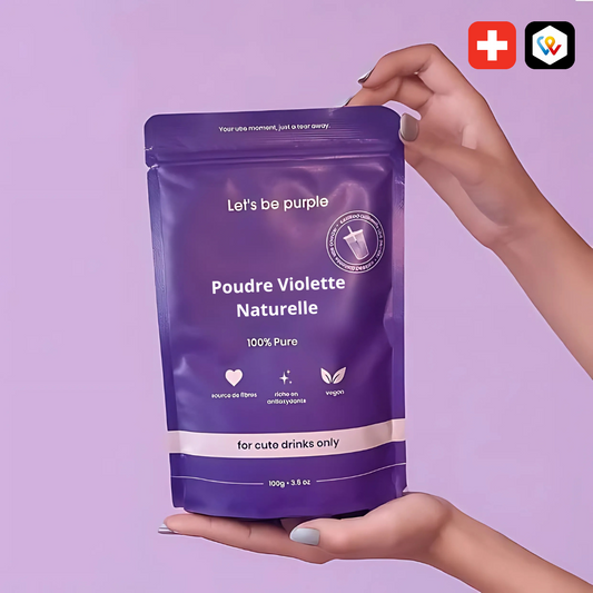 Polvere di viola naturale per latte