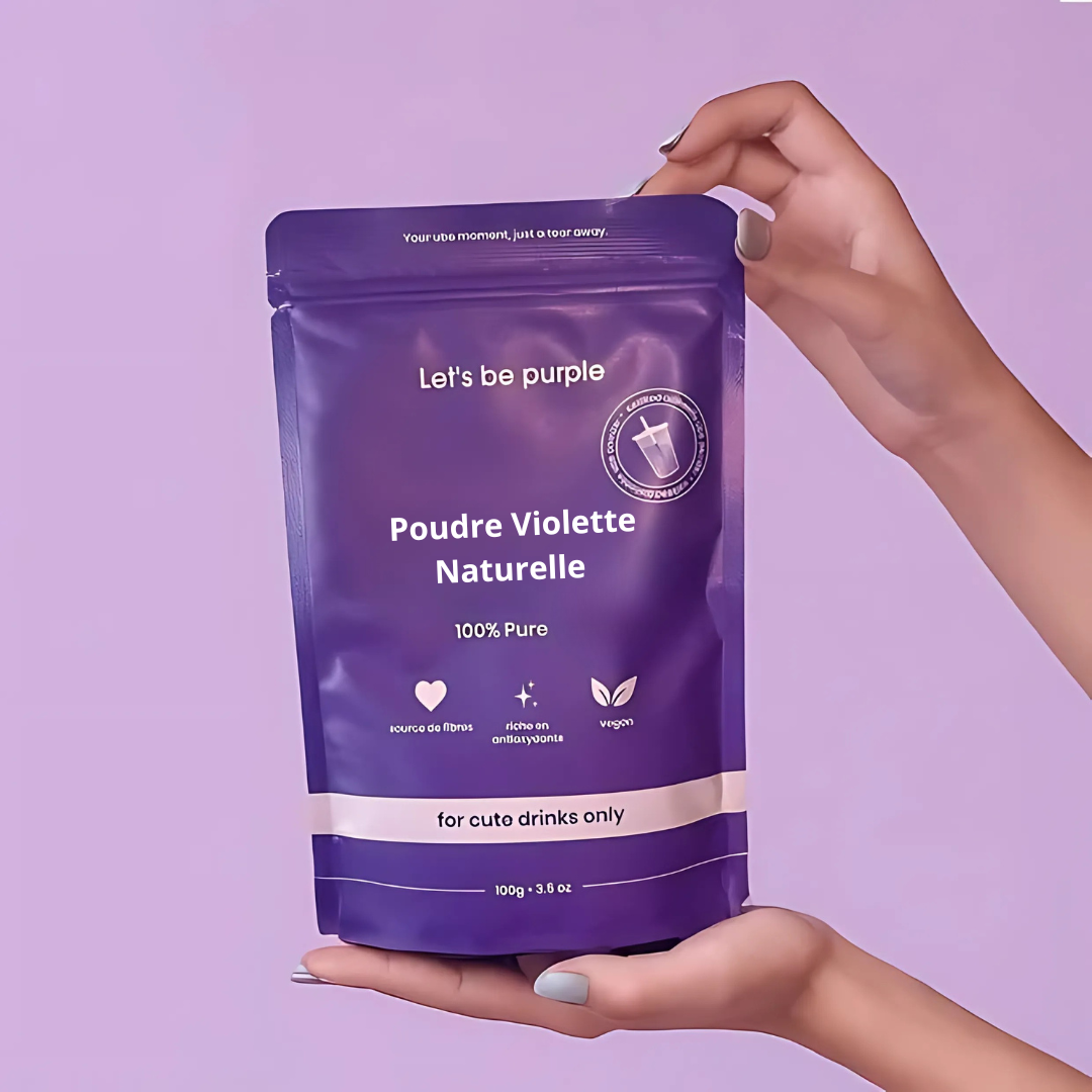 Polvere di viola naturale per latte