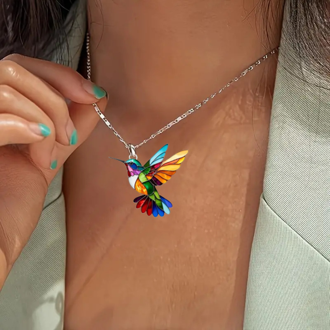 Auréa™ - L'elegante collana colibrì