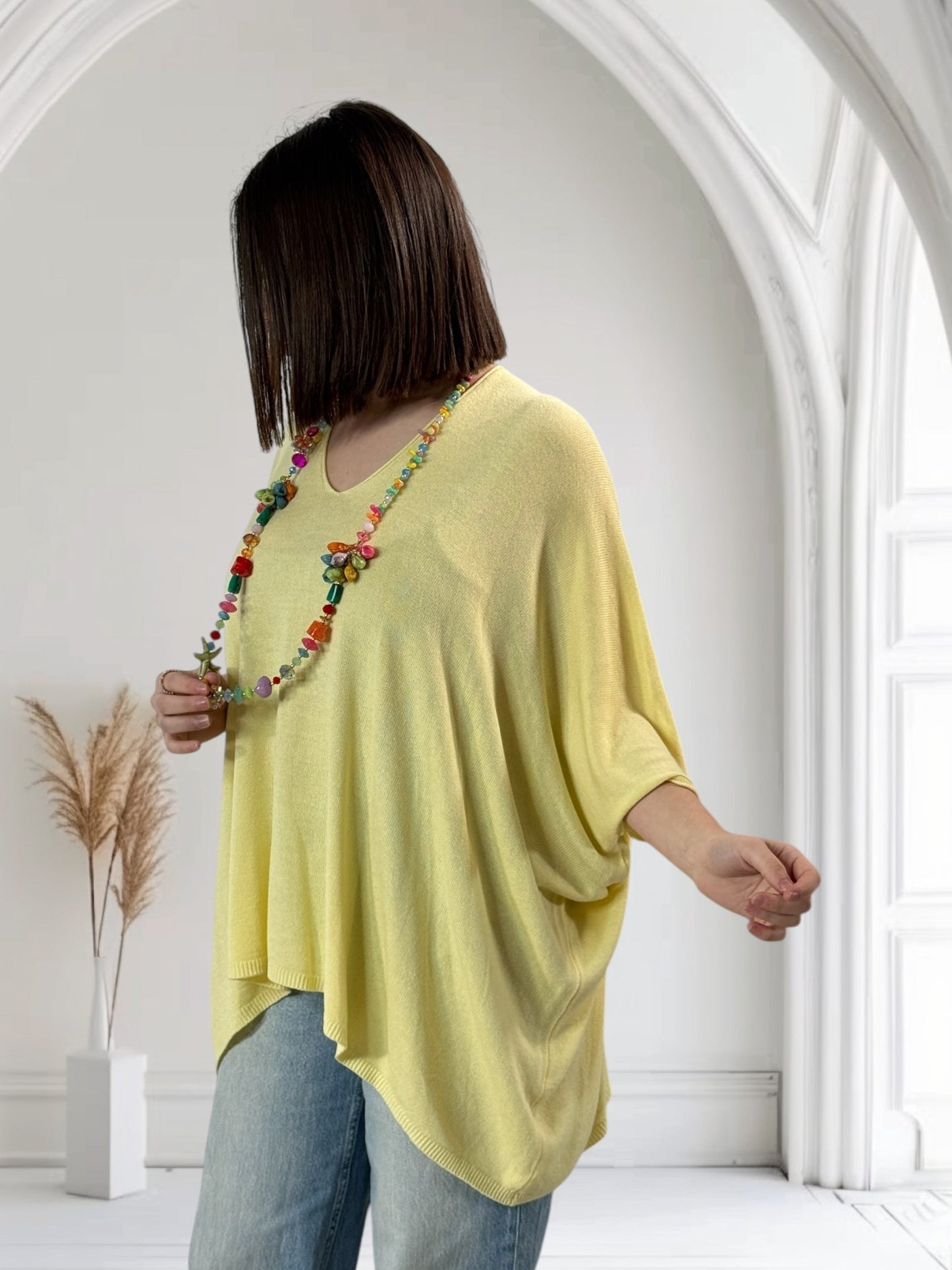 MERINGA - MAGLIA FLUIDA FINO ALLA TAGLIA 56/58