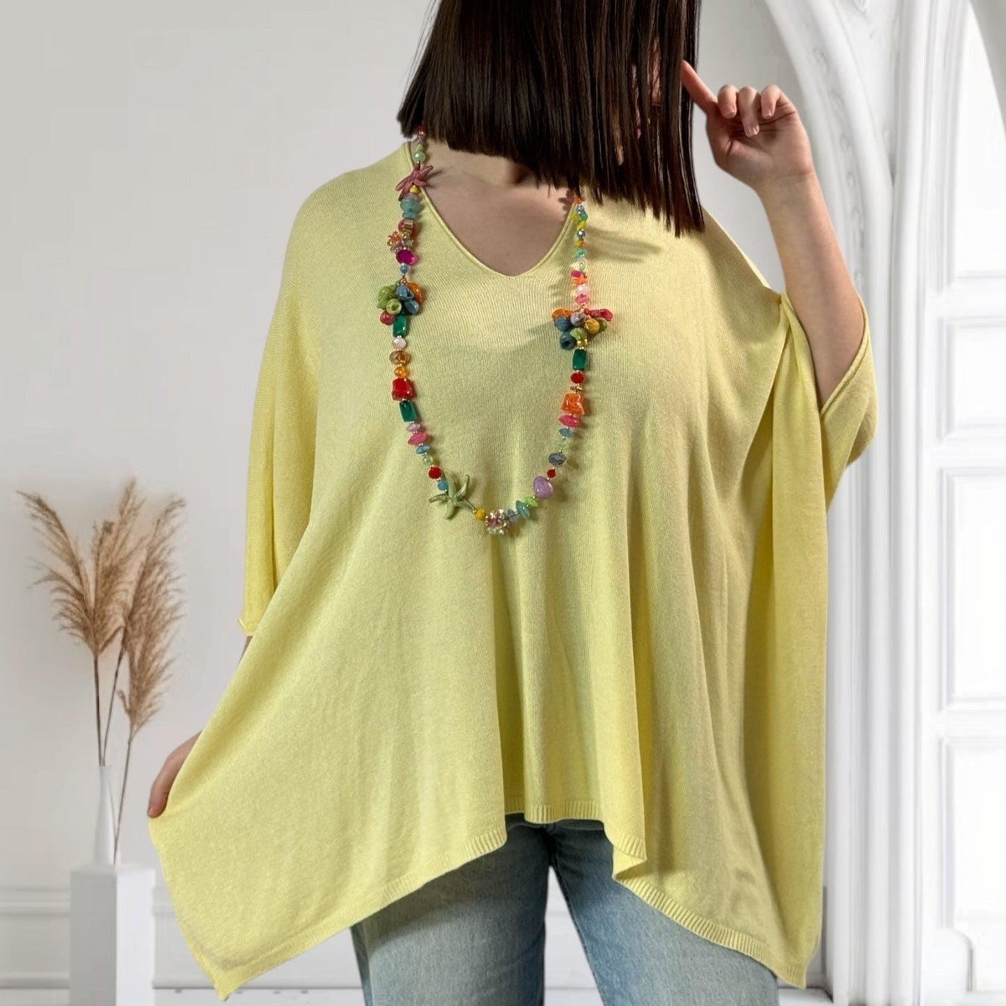 MERINGA - MAGLIA FLUIDA FINO ALLA TAGLIA 56/58