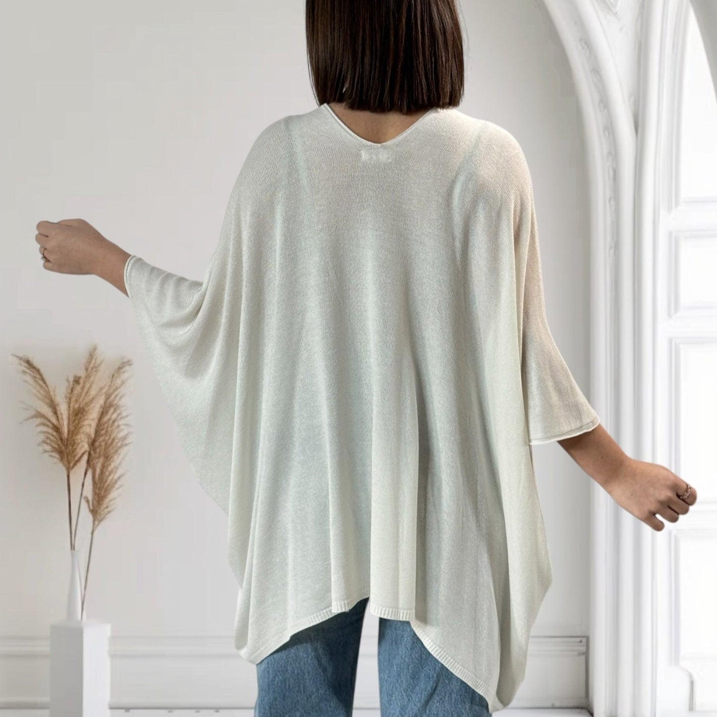 MERINGA - MAGLIA FLUIDA FINO ALLA TAGLIA 56/58