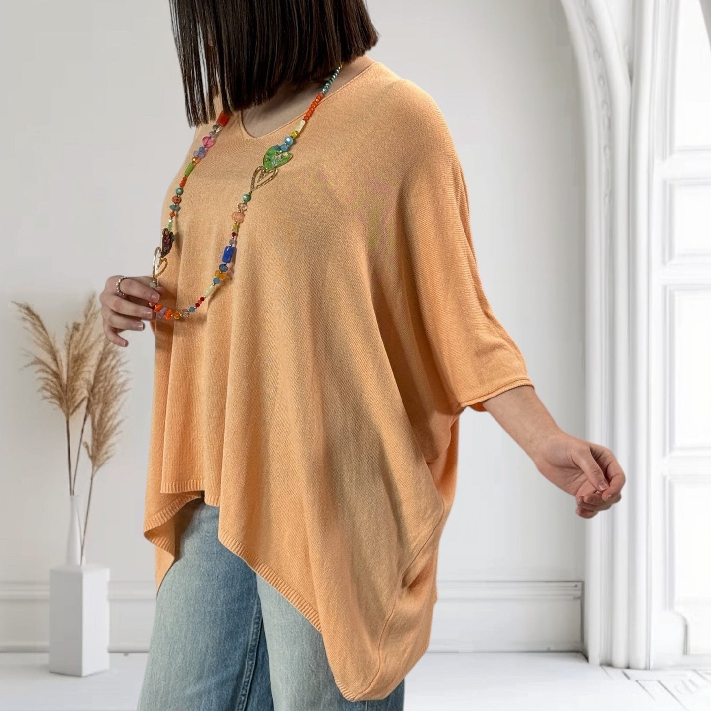 MERINGA - MAGLIA FLUIDA FINO ALLA TAGLIA 56/58