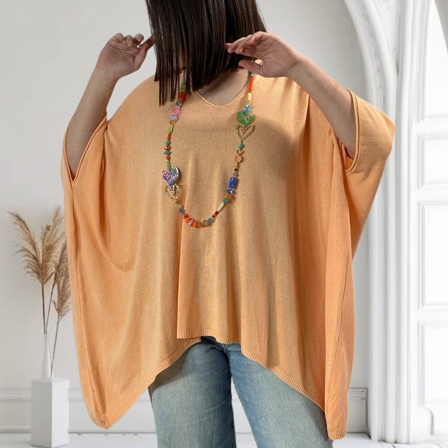 MERINGA - MAGLIA FLUIDA FINO ALLA TAGLIA 56/58
