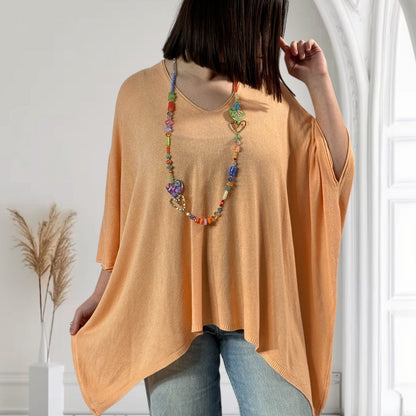 MERINGA - MAGLIA FLUIDA FINO ALLA TAGLIA 56/58