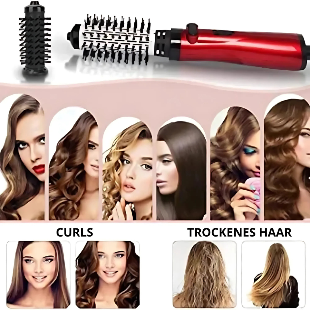 Volumenbürste für glänzendes Haar