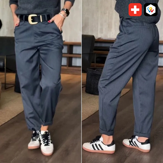 Pantaloni sagomati a righe - Edizione limitata