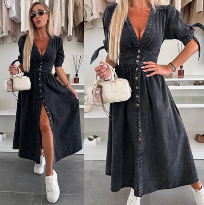 Ivanka | Camicia in denim con cinturino
