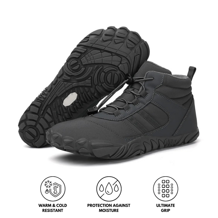 Vindra Flex - Scarpa invernale antiscivolo unisex a piedi nudi