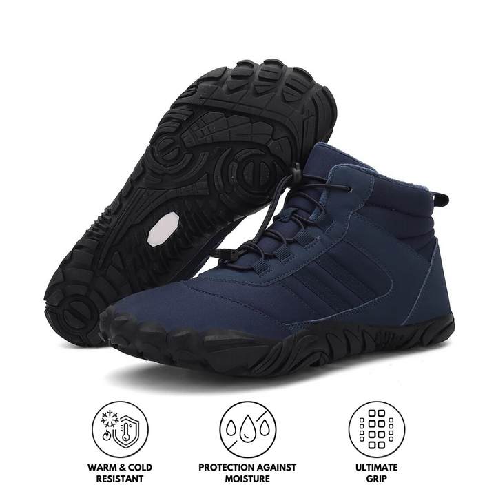 Vindra Flex - Scarpa invernale antiscivolo unisex a piedi nudi