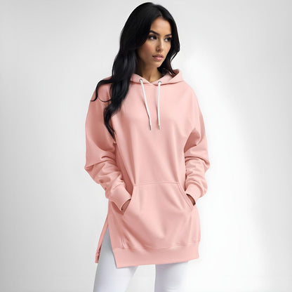 Abito oversize con cappuccio