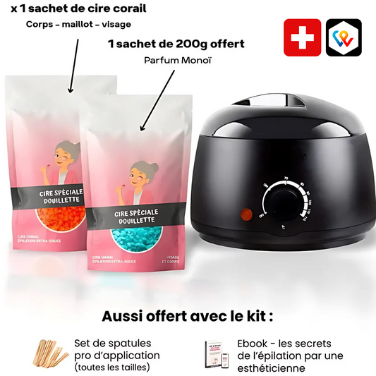 Kit per la ceretta delicata - Depilazione indolore per pelli sensibili