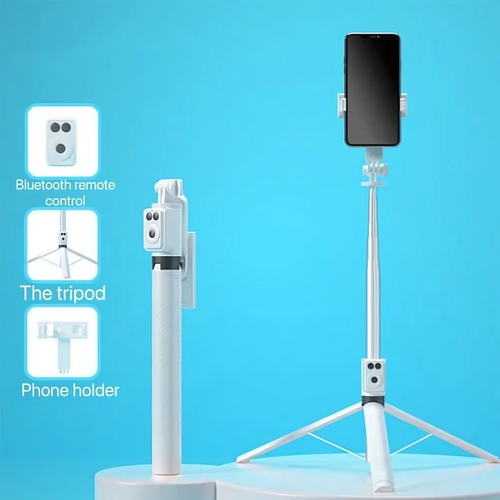 Bastone per selfie retrattile e treppiede per cellulare versatile