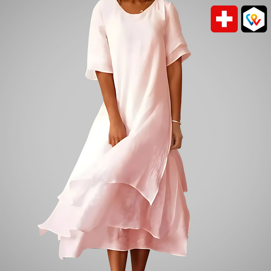 Isilde - Maxi abito elegante in cotone