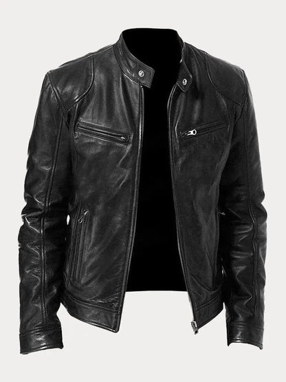 James | Stilvolle Lederjacke