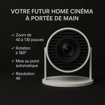 Mini proiettore 4K senza fili - Esperienza Home Cinema