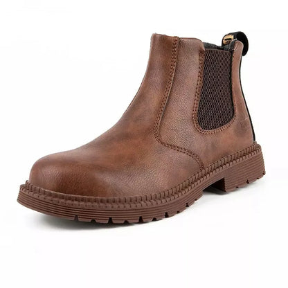 Scarpe da lavoro con rivestimento in legno