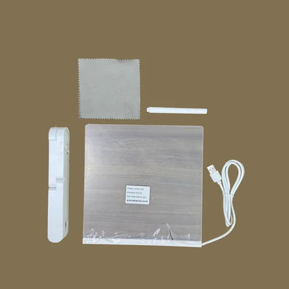 Leuchtendes LED-Zeichenbrett für Kinder (chiave di lettura per bambini)