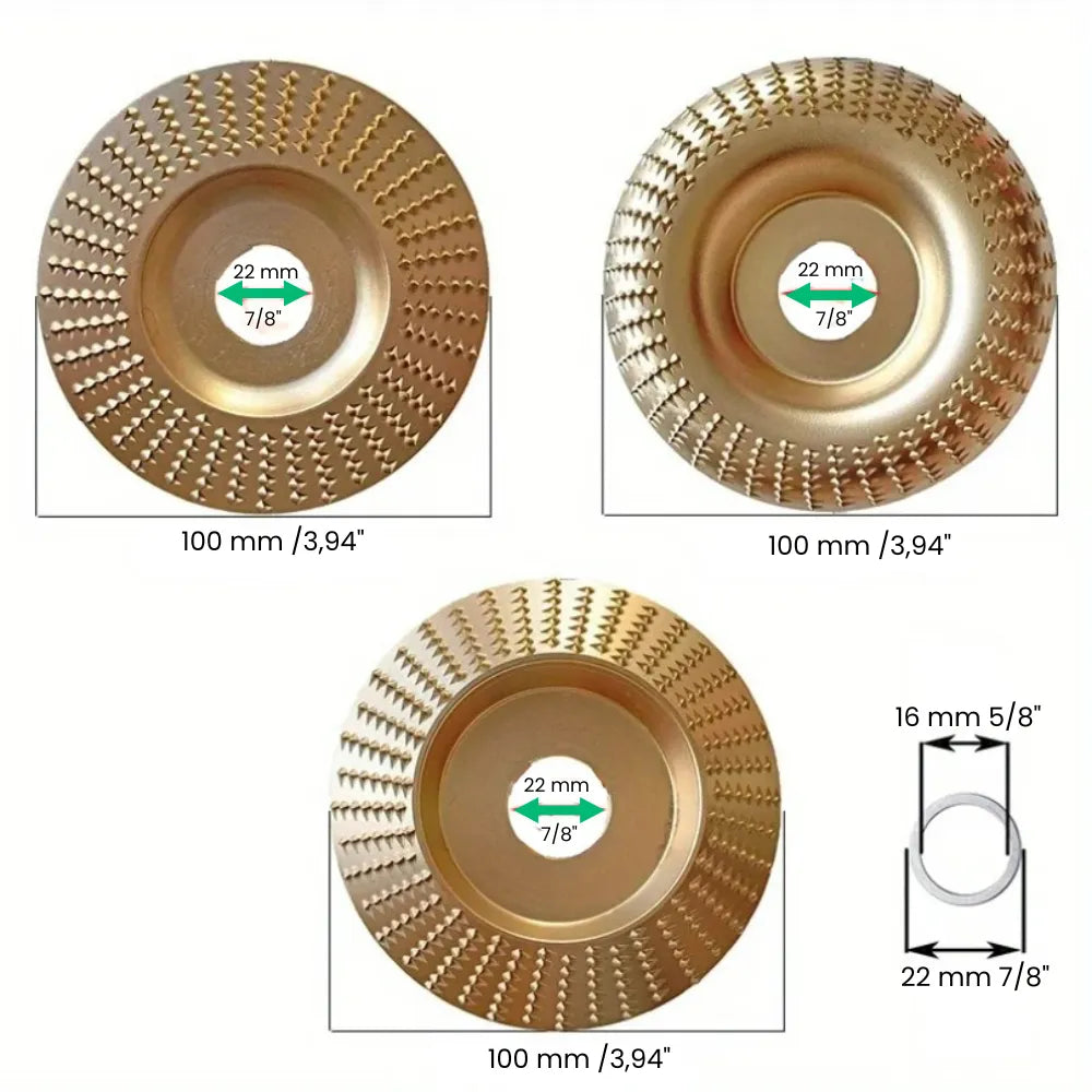 Kit di dischi abrasivi per legno