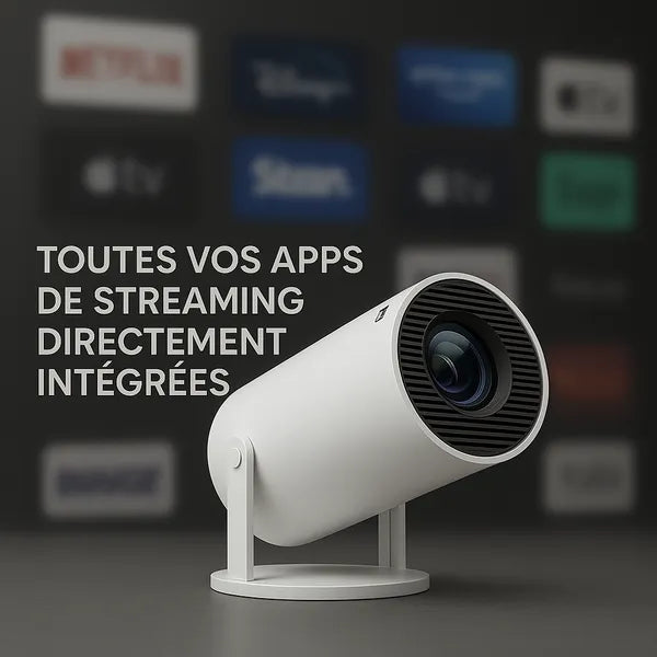 Mini proiettore 4K senza fili - Esperienza Home Cinema