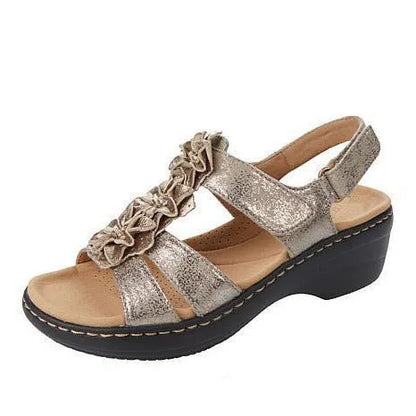 Sandali con zeppa comfort
