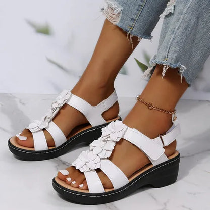 Sandali con zeppa comfort