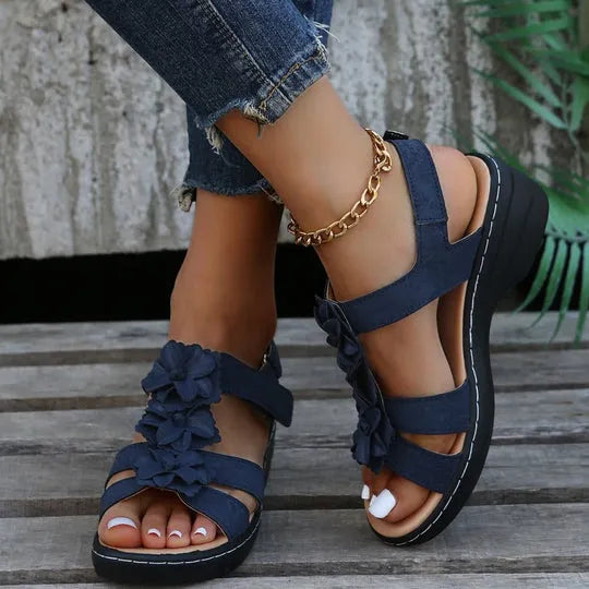 Sandali con zeppa comfort