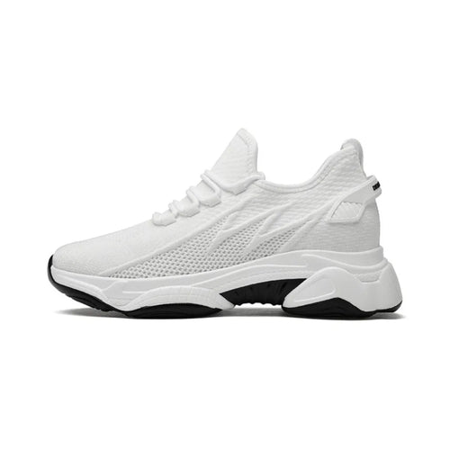 Comode scarpe da ginnastica alte +8 cm