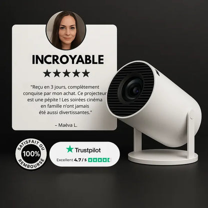 Mini proiettore 4K senza fili - Esperienza Home Cinema