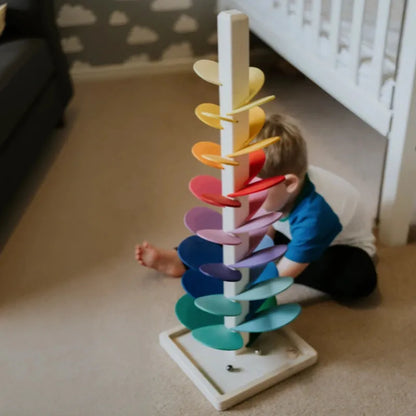 Albero musicale in legno arcobaleno