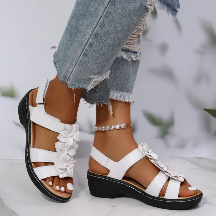 Sandali con zeppa comfort
