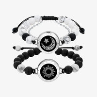 Braccialetti touch Sun&Moon con perline abbinate