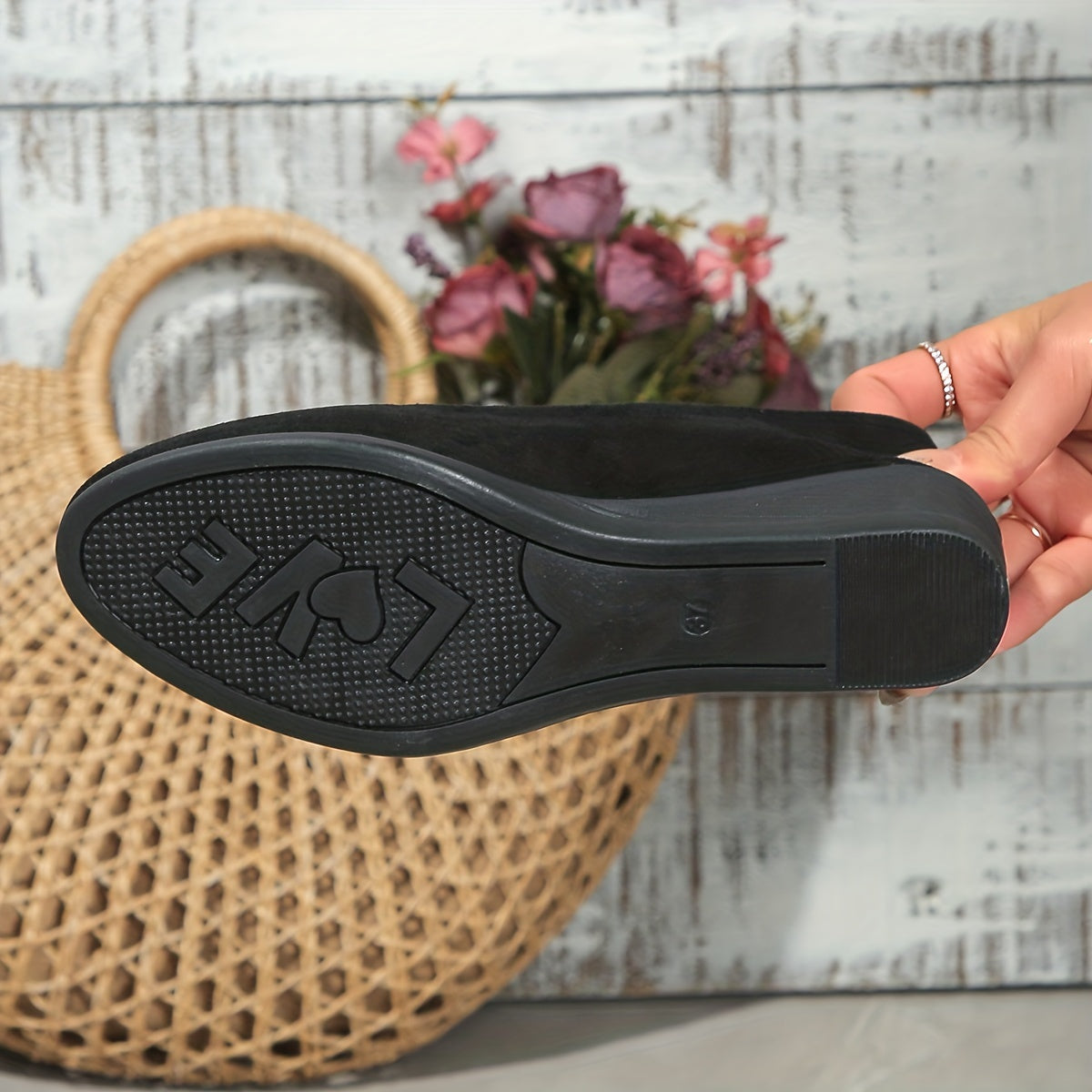 Ballerine comfort con zeppa
