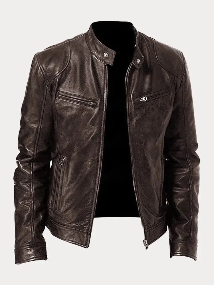 James | Stilvolle Lederjacke