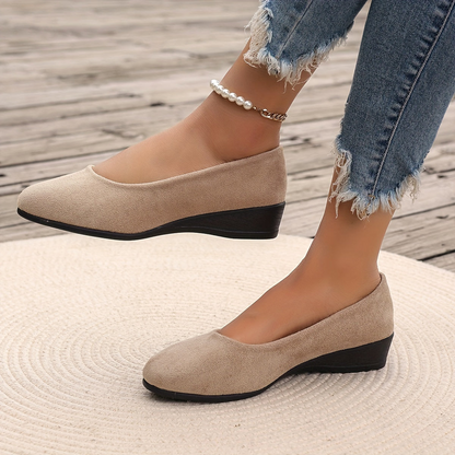 Ballerine comfort con zeppa